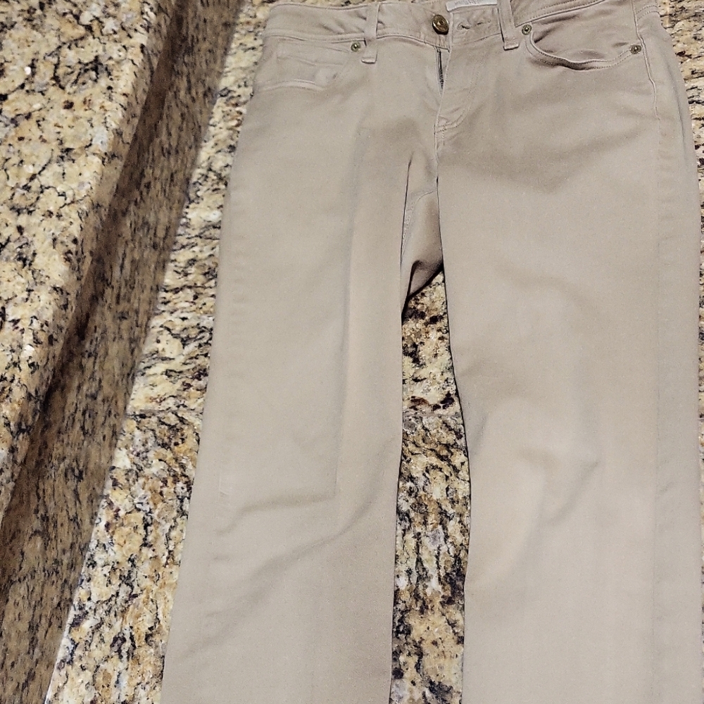 Burberry Brit pants w zippers at bottom size 25